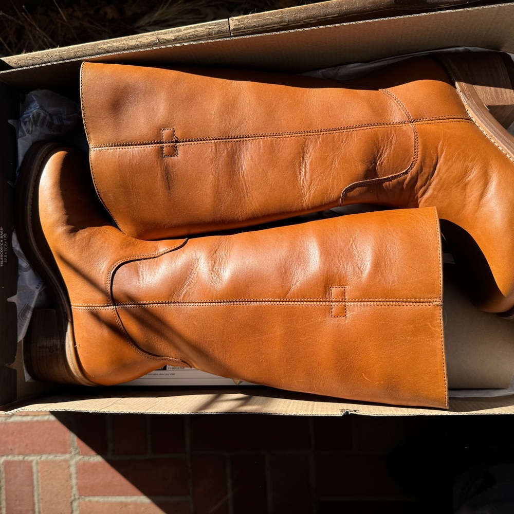 Dingo Chestnut Leather Boots - Picture 2 of 10